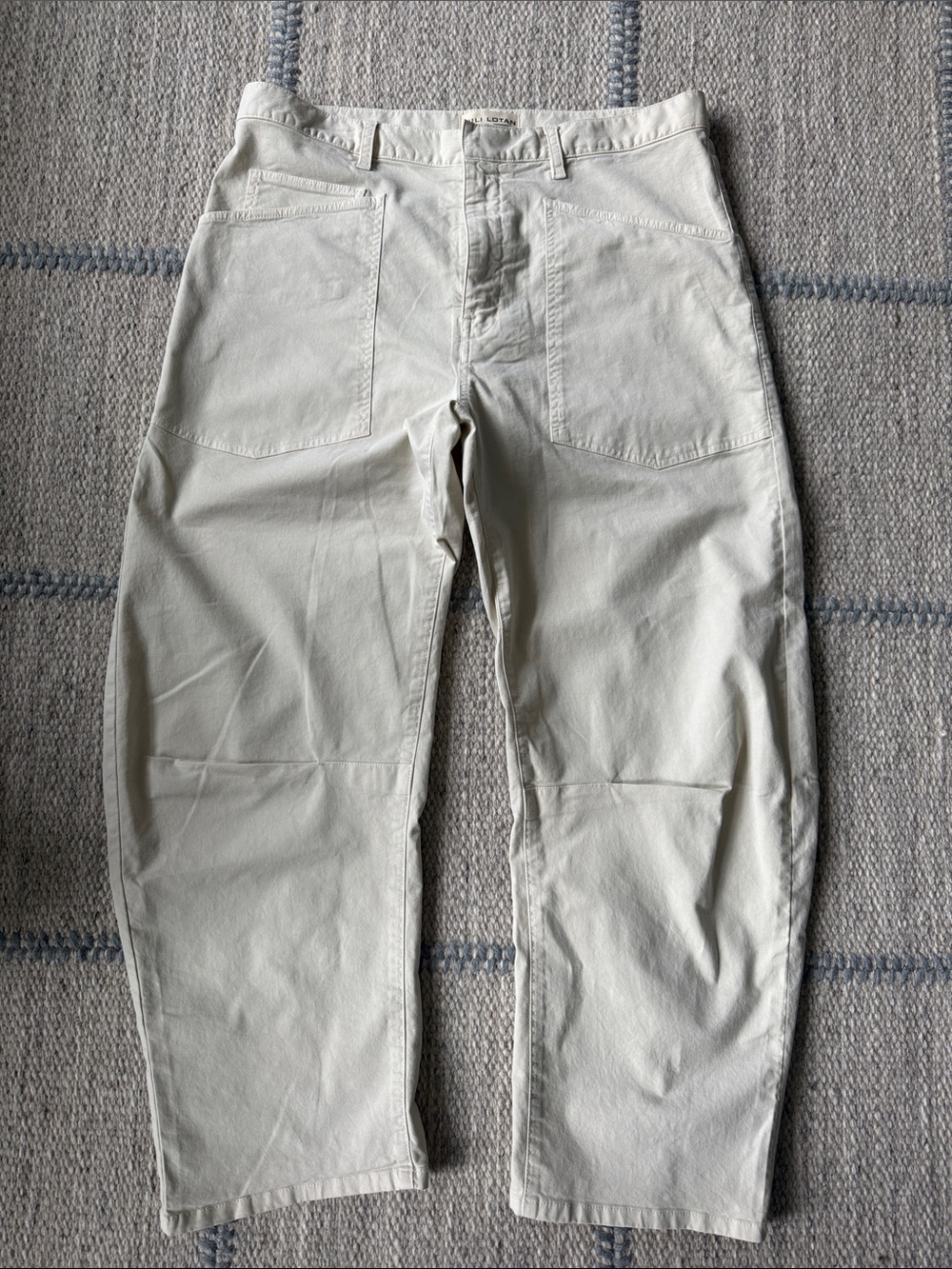 Nili Lotan Cream Utility Chinos Never worn!!